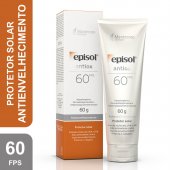 Protetor Solar Facial Episol Antiox Antienvelhecimento FPS 60 com 60g