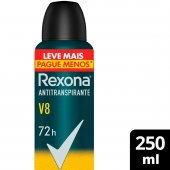 Desodorante Rexona Men V8 Aerossol Antitranspirante 72h com 250ml