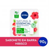 Sabonete em Barra Nivea Natural & Essencial Hibisco 90g
