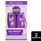 Kit Seda Liso Perfeito Shampoo 325ml + Condicionador 325ml