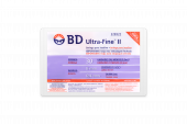 Seringa de Insulina BD Ultra-fine 8mm 30UI com 10 unidades
