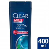 Shampoo Anticaspa Clear Men Ice Cool Menthol com 400ml