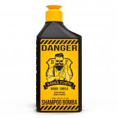 Shampoo para Barba e Cabelo Barba Forte Danger Bomba com 250ml