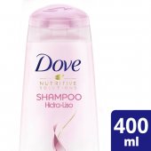 Shampoo Dove Nutritive Solutions Hidra-Liso com 400ml