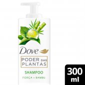 Shampoo Dove Poder das Plantas Força + Bambu com 300ml