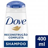 Shampoo Dove Reconstrução Completa Para Cabelos Danificados com 400ml