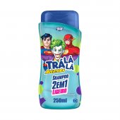 Shampoo Infantil 2 em 1 Trá Lá Lá Aventura Justice League Ligeiro 250ml