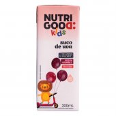 Suco Infantil Nutrigood Kids sabor Uva com 200ml