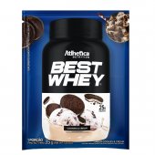 Suplemento Alimentar Atlhetica Nutrition Best Whey 25g Protein Cookies & Cream Sachê 35g