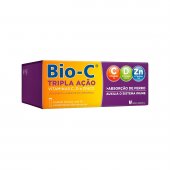 Suplemento Alimentar Bio - C Tripla Ação 10 Comprimidos Efervescentes