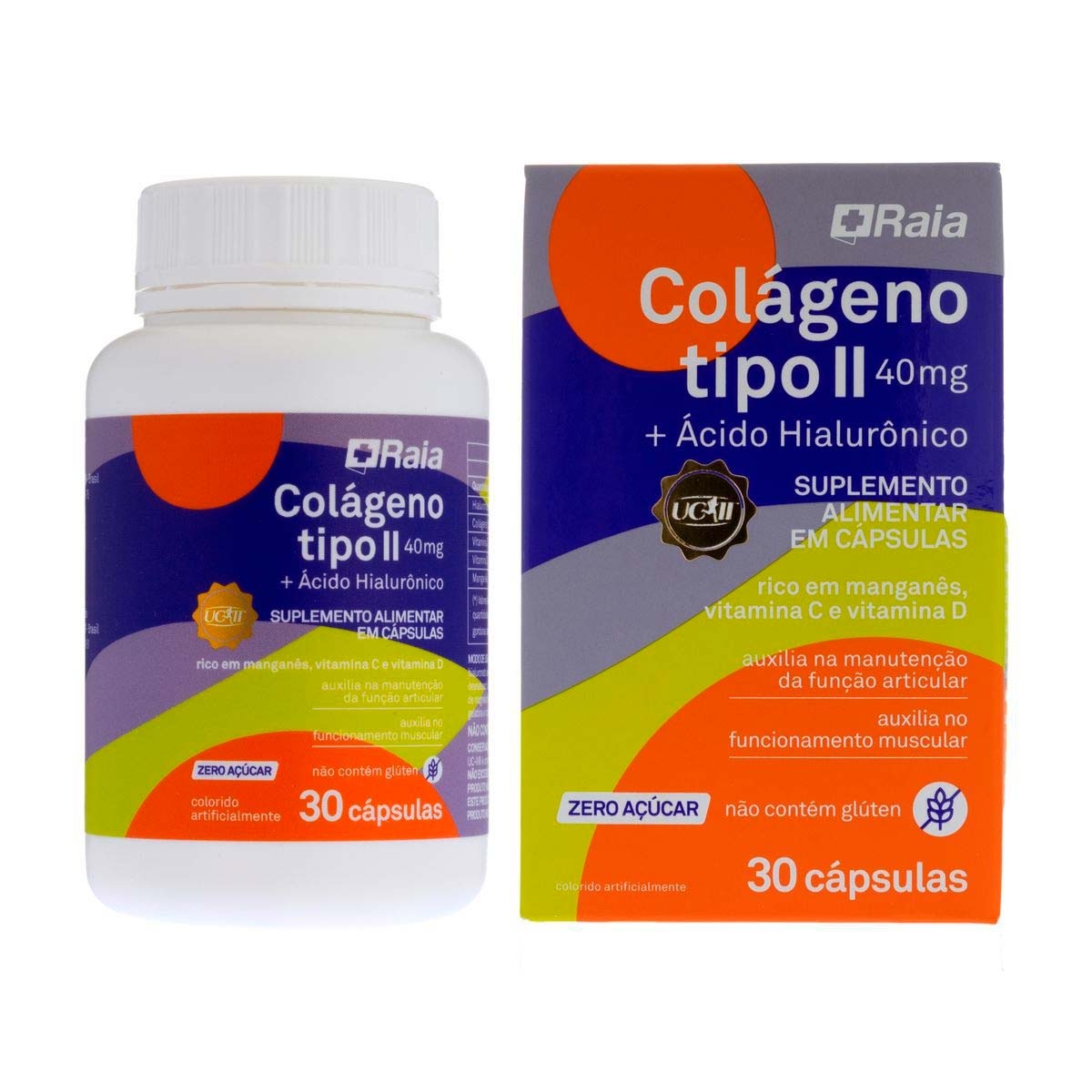 Carti master suplemento alimentar de colágeno tipo ii e ác. hialurônico  c/60 cps oferta na Drogal