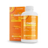 Suplemento Alimentar D-Omega Vitamina D 1.000UI + Óleo de Peixe 1200mg 120 Cápsulas