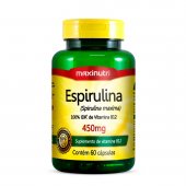 Suplemento Alimentar Espirulina 450mg Maxinutri 60 cápsulas