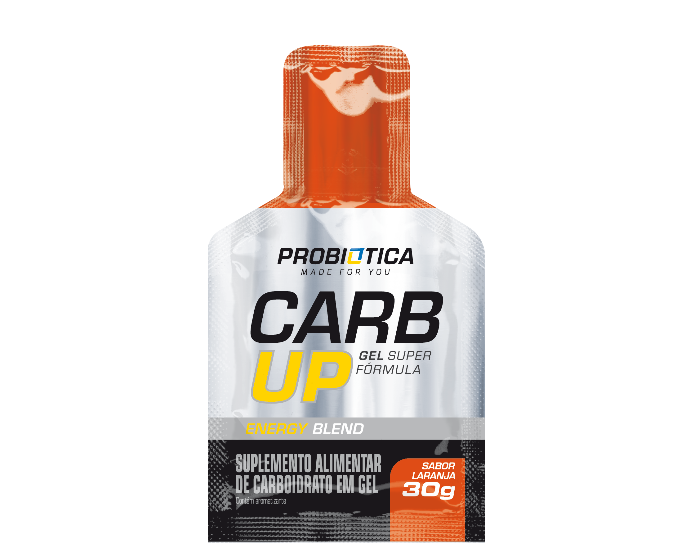 Carb Up Gel Super Fórmula Probiotica Sabor Baunilha 30g