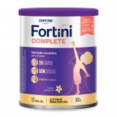 Suplemento Alimentar Infantil Fortini Complete Danone Baunilha 3 a 10 anos 800g