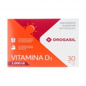 Drogasil Vitamina D3 2000UI