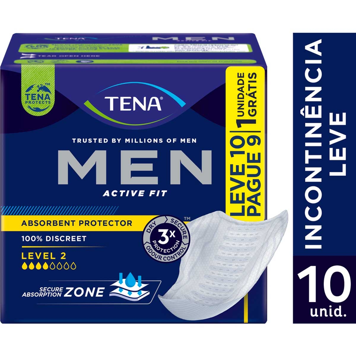 TENA Men Active Fit Protector Absorbente Level 2 20 Unidades — Farmacia  Núria Pau