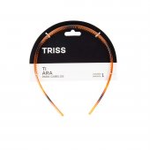 Tiara de Plástico Triss/Needs Cor Tartaruga com 1 Unidade