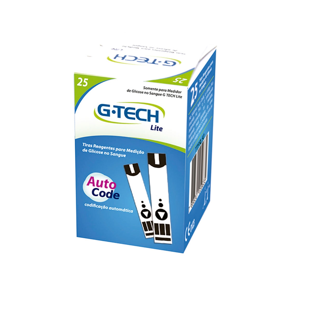 Kit 6 Cx De Tiras De Glicemia+ap Medidor Glicose G-tech Free