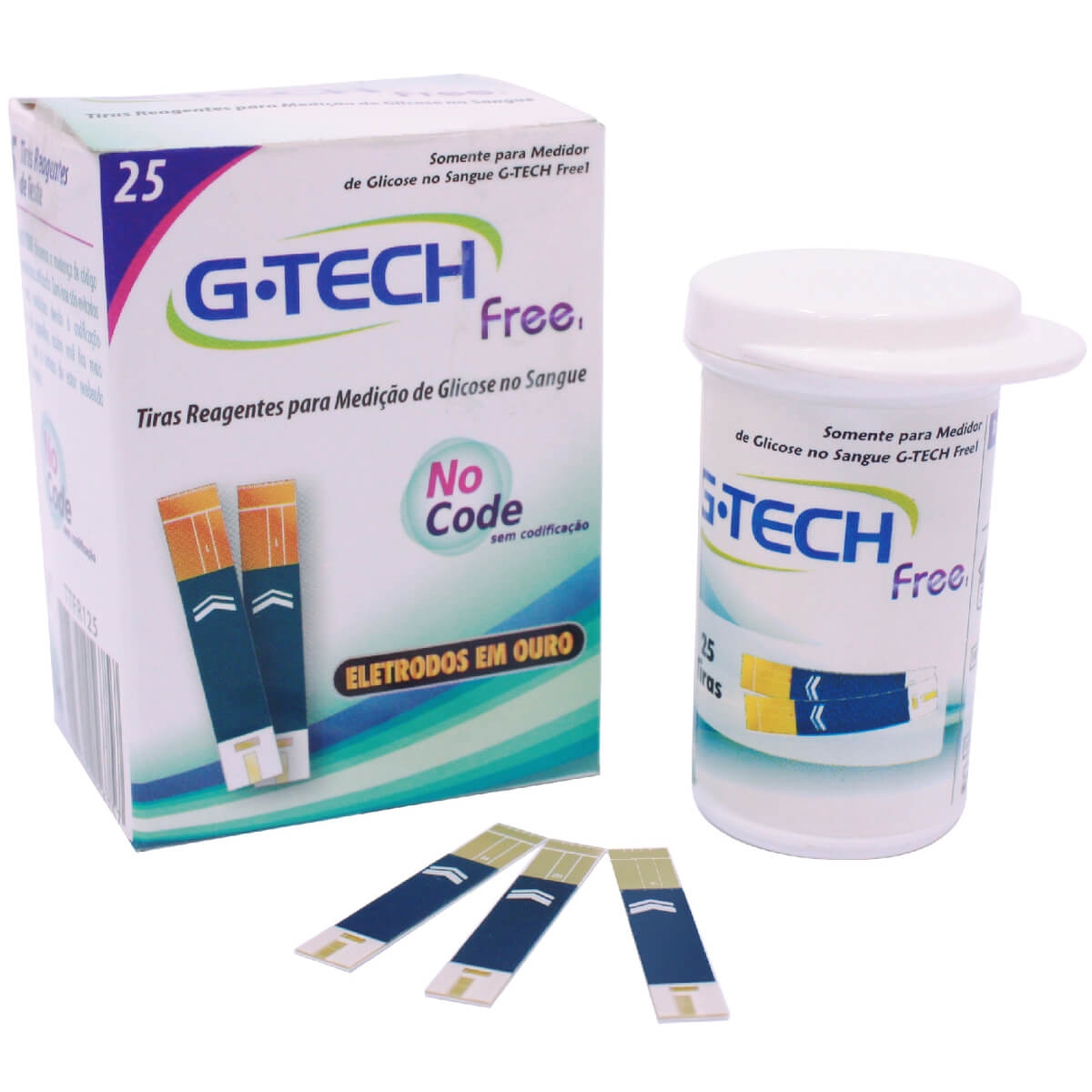 Kit medidor de glicose G-Tech - Escola Centena