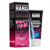 Tonalizante Kert Keraton Hard Colors Insane Pink com 100g