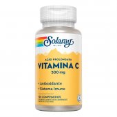 Suplemento Alimentar Vitamina C 500mg Solaray - 100 Comprimidos
