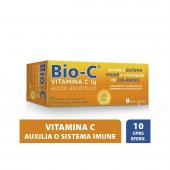 Vitamina C Bio-C 1g com 10 Comprimidos Efervescentes