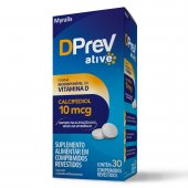 Vitamina D DPrev Ative Calcifediol 10mcg 30 comprimidos