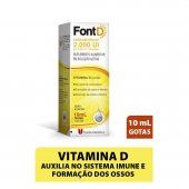 Vitamina D Font D 2000UI Gotas com 10ml