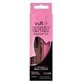 Vult LipKit Batom Líquido Matte Nano HD 5ml + Lapiseira Labial 0,35g - Castanho Claro