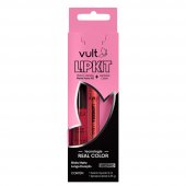 Vult LipKit Batom Líquido Matte Nano HD 5ml + Lapiseira Labial 0,35g - Vermelho Rubi