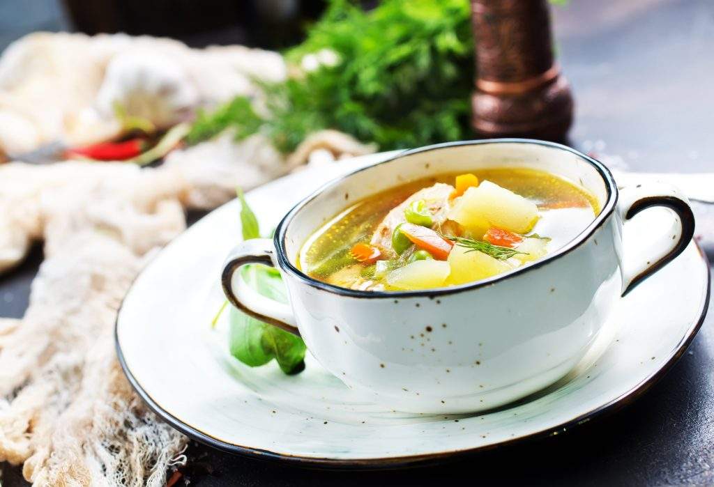sopa legumes dieta líquida