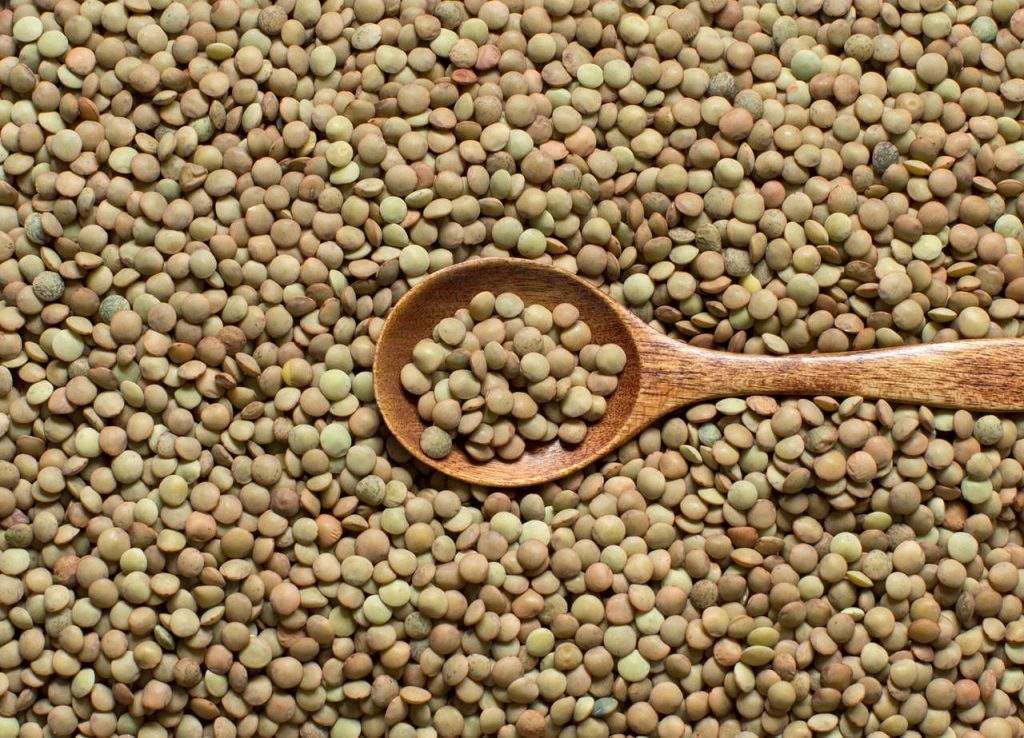 lentilha Alimentos ricos em fibras