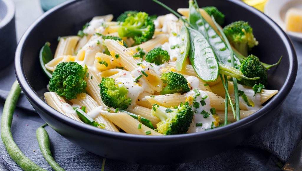 carbonara de ervilha