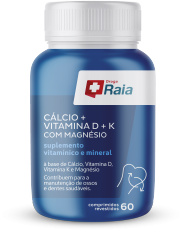 Cálcio + Vitamina D + K com Magnésio